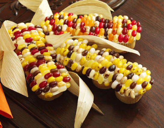 Indian Corn Cupcakes