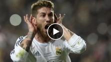 La réaction des madrilènes après le but de Sergio Ramos