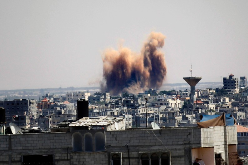 Un raid de l'armée israélienne sur Rafah, dans la bande de Gaza