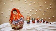 Une maman crée des oeuvres d&rsquo;art avec son bébé
