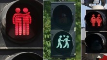 En Autriche, les feux pour piétons transformés en couples homosexuels