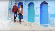Un shooting à Chefchaouen pour la dernière collection de la marque Jacob Cohen