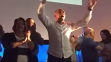 Quand Salahedine Mezouar danse en plein meeting