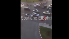 Le Roi Mohammed VI au volant de sa voiture à Tanger
