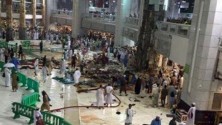 URGENT : Une grue s&rsquo;éffondre sur la Grande Mosquée de la Mecque faisant plus de 50 morts