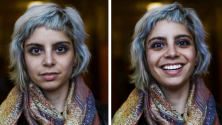 Elle dit à ses modèles qu&rsquo;ils sont beaux et filme leurs réactions