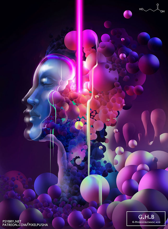 G.H.B- how-different-drugs-affect-you-artist-illustrations-art-brian-pollett-32