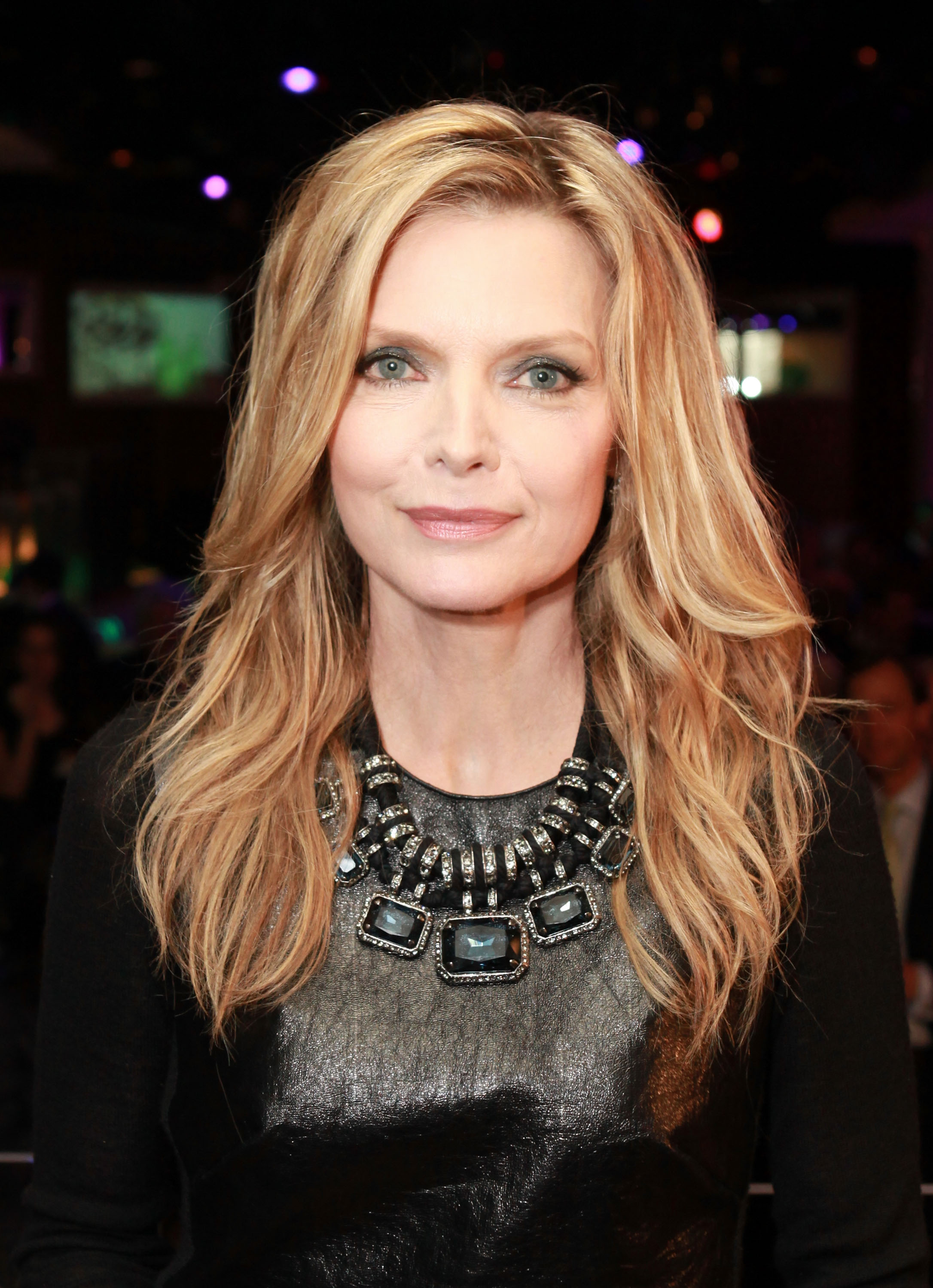 LAS VEGAS, NV - APRIL 26: Actress Michelle Pfeiffer, recipient of the Cinema Icon Award, attends the CinemaCon awards ceremony at the Pure Nightclub at Caesars Palace during CinemaCon, the official convention of the National Association of Theatre Owners, April 26, 2012 in Las Vegas, Nevada. (Photo by Ryan Miller/Getty Images)