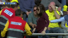 Elle perd connaissance après avoir reçu un ballon de Lionel Messi en pleine tête