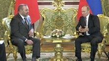 Vidéo : Le Roi Mohammed VI accueilli par Vladimir Poutine au Kremlin