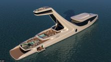 Shaddai superyacht, le yacht luxueux avec une terrasse privée s&rsquo;élevant de plus de 36 mètres