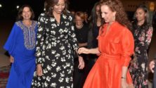 La princesse Lalla Salma accueille Michelle Obama à Marrakech