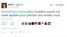 #JsuisPasUnGaminMais : Le hashtag qui remonte à l&rsquo;enfance