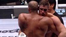 Badr Hari s&rsquo;incline devant Rico Verhoeven suite à une blessure à l&rsquo;avant-bras