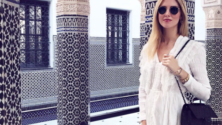 La blogueuse mode ultra influente Chiara Ferragni en vacances à Marrakech