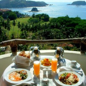 Breakfast with a view...