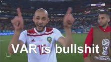 #VAR_is_bullshit : Le cri de colère de Nordin Amrabat après le match contre l’Espagne