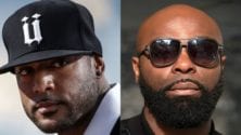 Un combat sur le ring entre Booba et Kaaris