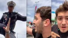 Amine Radi se fait frapper par un policier en plein live à Casablanca