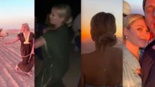 Kinsey Wolanski profite du soleil de Marrakech