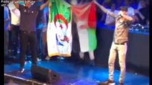 Soolking brandit le drapeau du Polisario et s&rsquo;attire les foudres des marocains