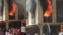 Une petite fillette se fait brûler sous les regards des habitants de Khémisset