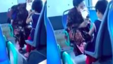 Vidéo: Elle fait sniffer une substance à un enfant dans un Bus à Casablanca