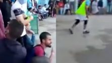 En plein confinement, un match de foot est organisé dans la rue à Salé…