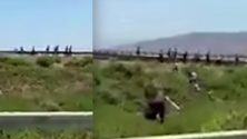 Vidéo : Des marocains ont pris la route à pieds pour quitter Tanger
