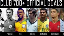 Lionel Messi rejoint le club des 7 joueurs ayant marqué plus de 700 buts