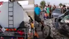 Vidéo : Un chauffeur d&rsquo;un camion-citerne percute une station-services à Casablanca