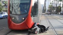 À Casablanca, le tramway percute violemment un motocycliste