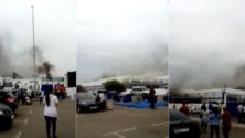 Vidéo : L&rsquo;hypermarché Marjane Hay Riad à Rabat prend feu