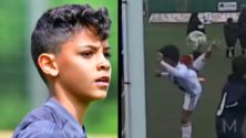 Vidéo : Cristiano Jr, un prodige du foot sur les pas de son père