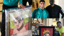 Omar Arojor, cet artiste peintre marocain « incognito » au visage masqué