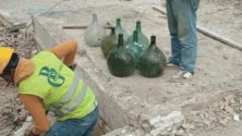 Photos : Des bouteilles datant du 14ème siècle ont été découvertes à Tanger