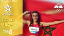L’athlète marocaine Noura Ennadi remporte la médaille d’or du 400m haies aux Jeux de la solidarité islamique