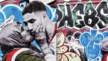Découvrez cette fresque murale à Barcelone mettant à l&rsquo;honneur Achraf Hakimi et sa maman
