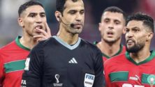 PHOTOS : Quand Regragui et ses joueurs protestent contre l&rsquo;arbitrage Maroc-Croatie