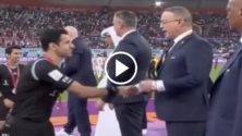 VIDÉO : Mais qu&rsquo;a dit Lekjaa à l&rsquo;arbitre à l&rsquo;issue du match Maroc-Croatie ?