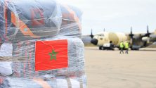 Deux avions militaires chargés d’aide humanitaire décollent depuis le Maroc pour Gaza