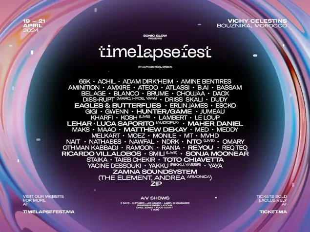 Timelapse Fest 2024 : Bouznika vibre au son de la musique électronique
