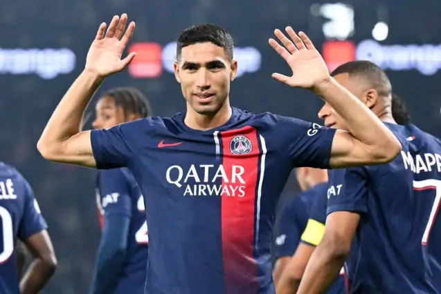 Achraf Hakimi est le 2e meilleur joueur africain de la Ligue 1