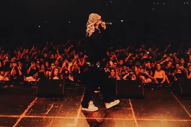 El Grande Toto a participé à un concert caritatif de RAP pour la Palestine