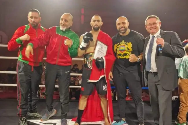 Le marocain Mohammed Benabbes champion du monde kick-boxing