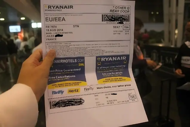 Ryanair demande aux voyageurs à partir du Maroc d'imprimer leurs cartes d'embarquement