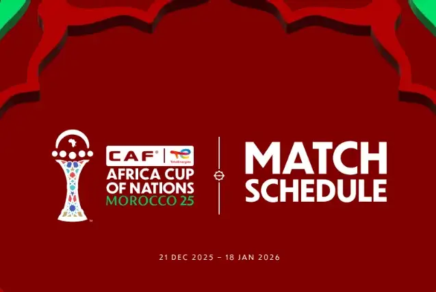 La CAF dévoile le calendrier complet des matches de la CAN 2025 au Maroc