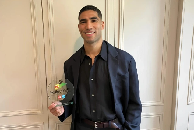 Achraf Hakimi remporte le Prix Marc-Vivien Foé 2025