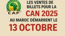 Les ventes de billets pour la CAN 2025 au Maroc démarrent le 13 octobre