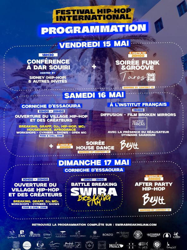 Swira Breaking Jam 2026 : Essaouira accueille son premier festival international de breaking
